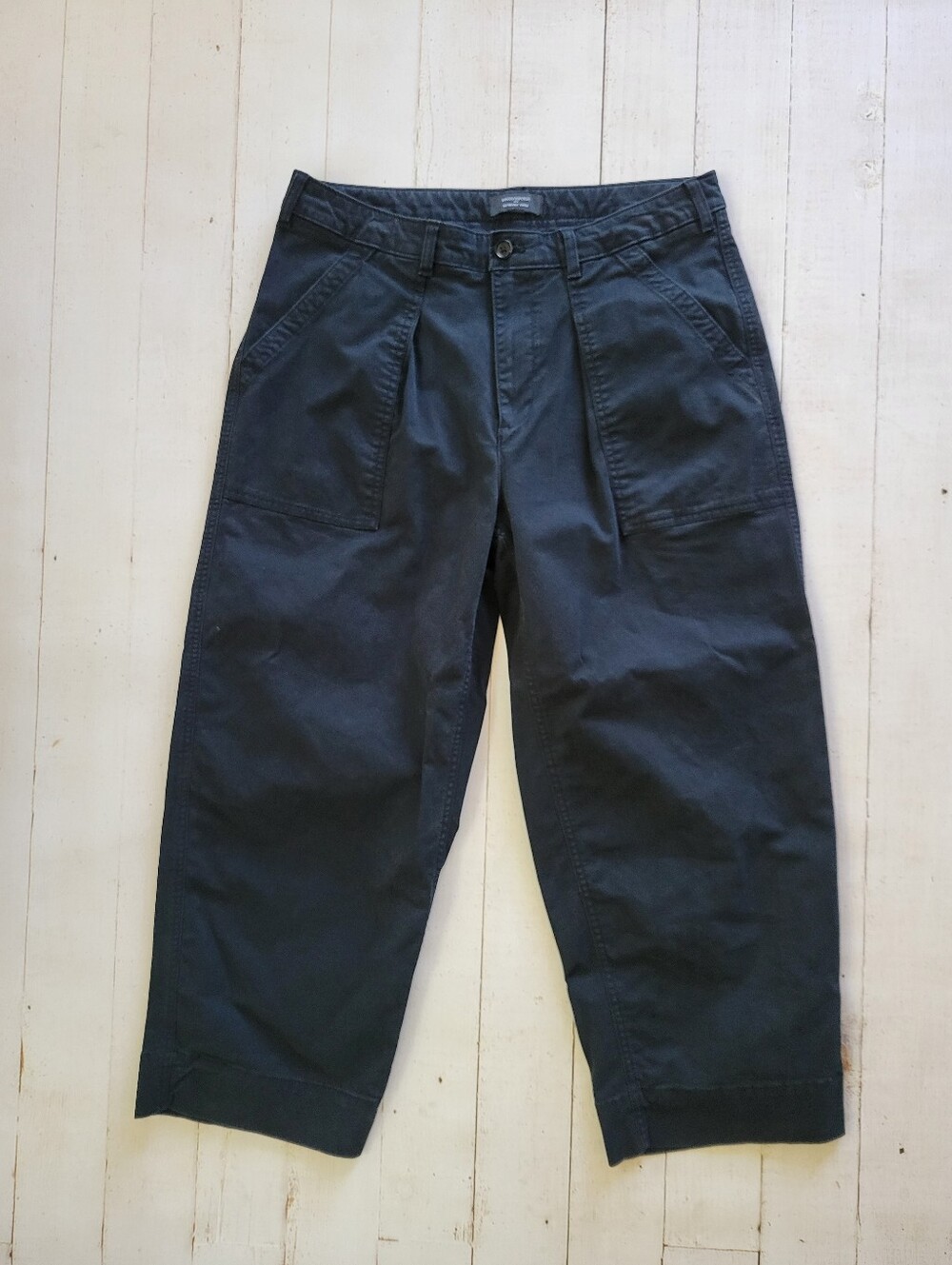 Banana Republic Women's Size 12 Black Authentic Chino Straight Leg Utility Pants